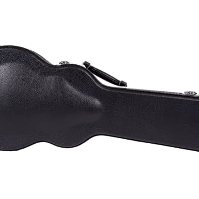 Kala BCS-AT Black Archtop Durable Soprano Size Ukulele Hard Case Black image 1
