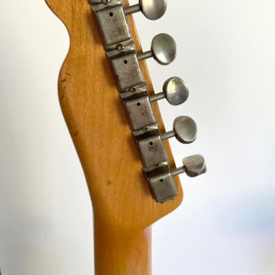 RebelRelic Telecaster thinline 2020 - Black Over Tv Yellow image 9