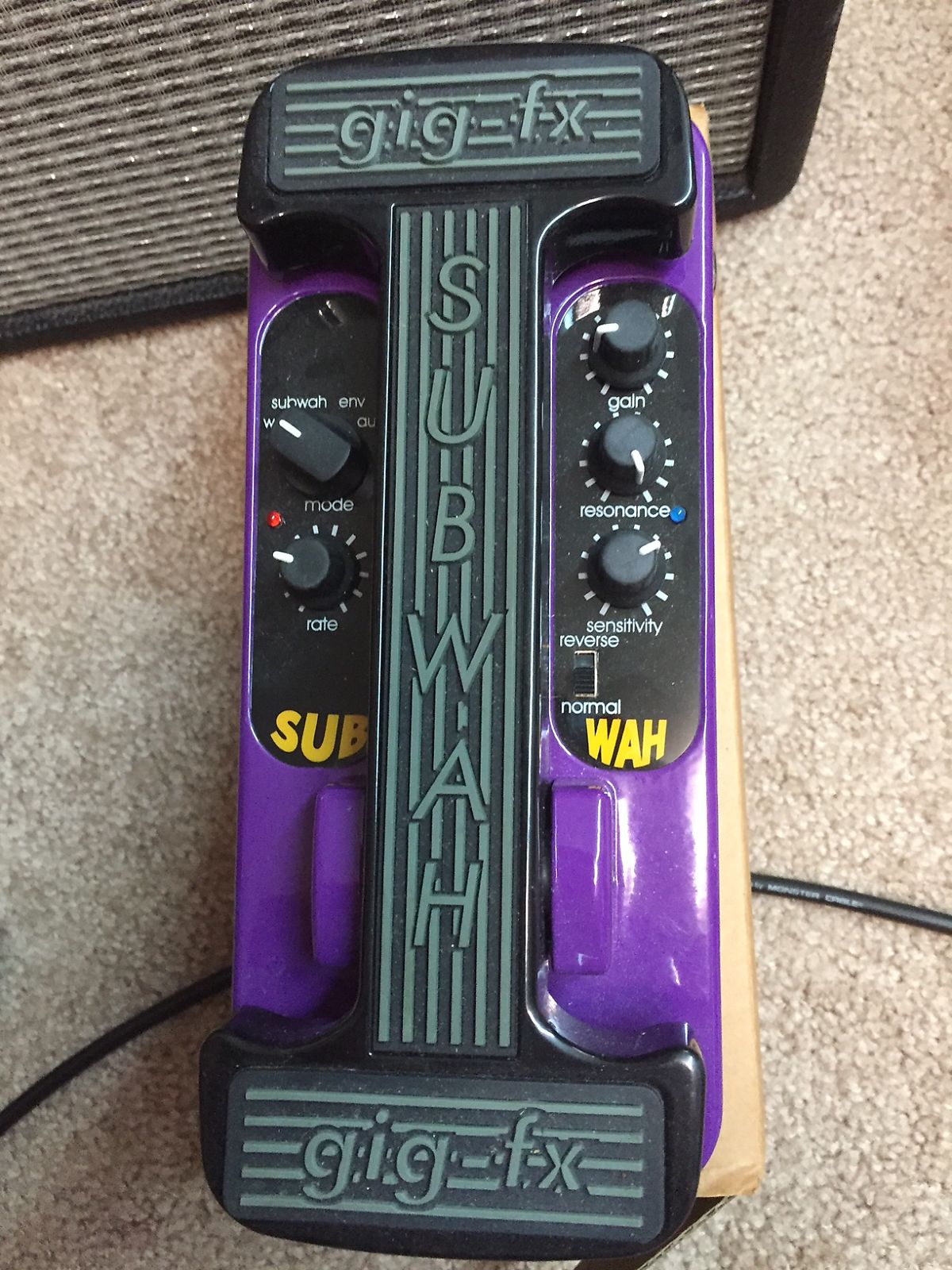 GigFX Subwah Multiple Wah Pedal for Bass Guitar Reverb Australia