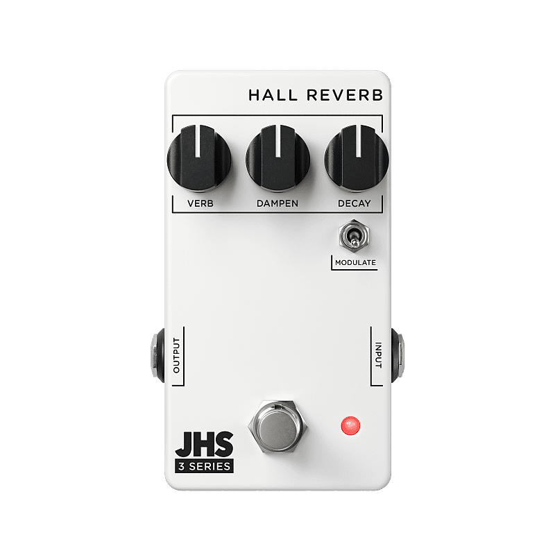 New JHS 3 Series Hall Reverb Guitar Effects Pedal image 1