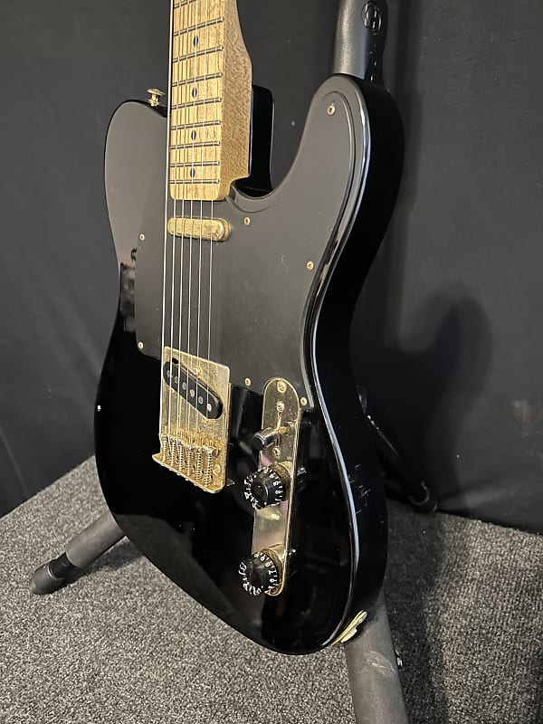 samick テレキャスター Samick Artist Series Telecaster Black And Gold Electric