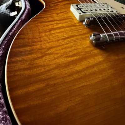 RARE Gibson Custom Shop Vic Dapra "Blood on the Tracks" Les Paul Aged 59 R9 8.2lbs! 2016 - Sunburst image 9