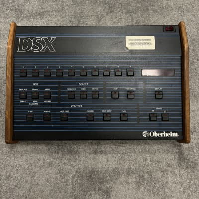 Oberheim DSX 16-Voice Digital Sequencer 1981 - Blue with Wood Sides