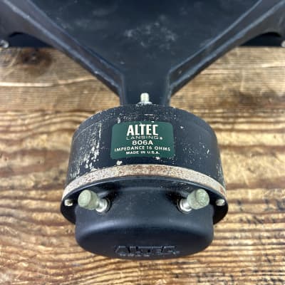 Altec Lansing 806A Compression Driver and Horn Flare 1970's - Black image 2