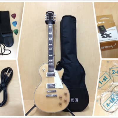 Haze 238 A/N Electric Guitar,Solid Mahogany Body w/Flame Maple Veneer+Free Bag image 1