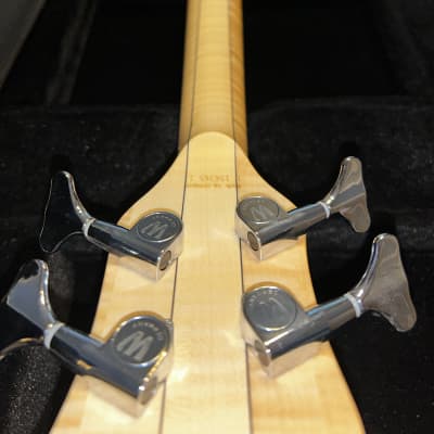 Warwick Master Built  Star Bass Singlecut Maple, 4-String -  Natural Transparent Satin image 9