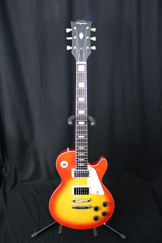 Conqueror Single Cut Cherry Burst Electric Guitar with Case image 1