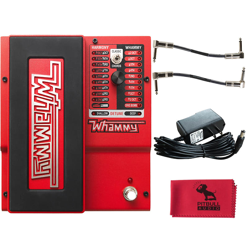 Digitech Whammy 5 Pitch Shift Guitar Pedal w/ Power Supply, Patch