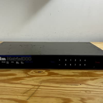 Oberheim Matrix 1000 Rackmount 6-Voice Synthesizer 1987 - Black (Serviced / Warranty)