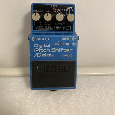 BOSS PS-2 Digital Pitch Shifter/Delay 台湾 Boss PS-2 Digital Pitch Shifter / Delay - YouTube