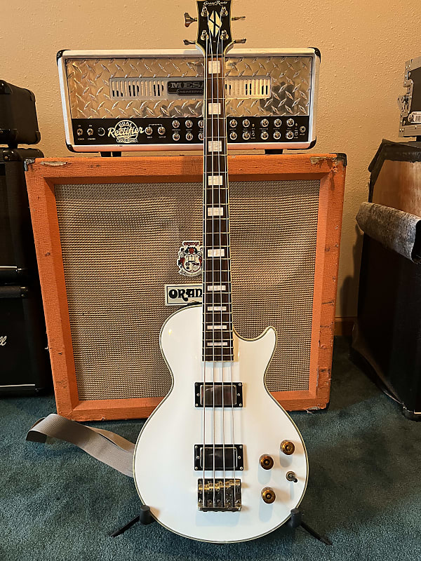 Grass Roots by ESP G-LB-48C Electric Bass - White - 90's