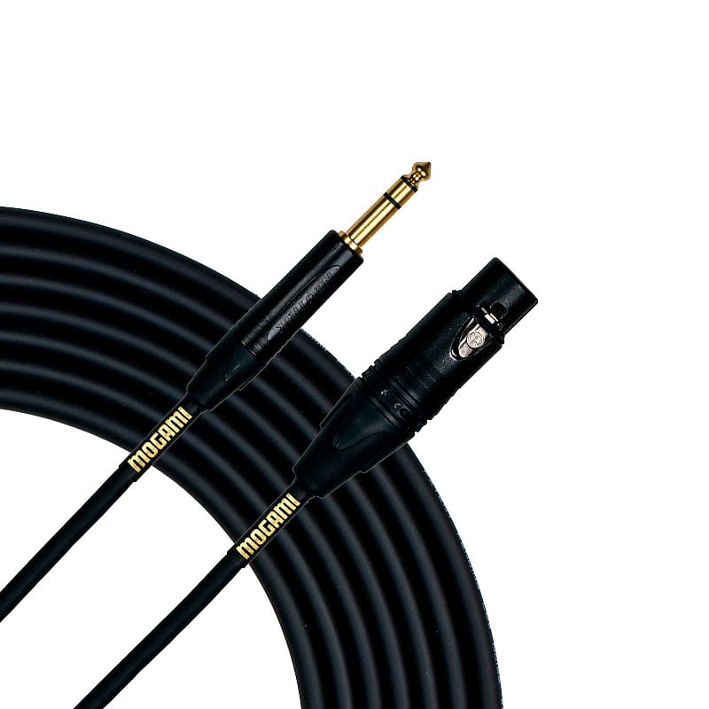 Mogami Gold Studio ¼" TRS to XLR Female Cable - 20 ft image 1