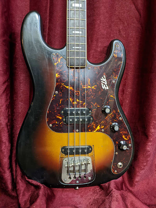 c. 1967 Elk BS-400 P-Bass Style Bass Guitar Vintage MIJ