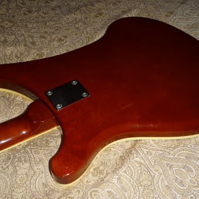 Vintage 1974 Rickenbacker 481 Guitar, Heavy Birdseye Maple, Beautiful RARE Walnut Brown Gloss Finish image 21