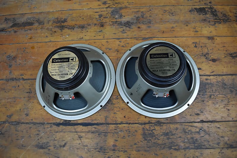 Vintage greenback speakers cheap