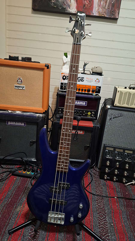 Ibanez Gsr200 Sdl Gio Bass 2010s Soda Blue Reverb 0678