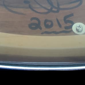 Craviotto Custom Shop 6.5" x 14" Solid-Shell - Single-ply Walnut Snare Drum 2015 Natural image 14