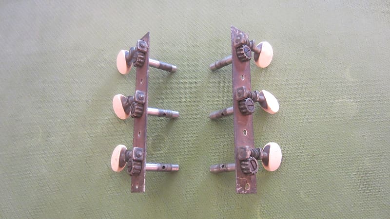 Vintage 1940s Waverly Acoustic Guitar Tuners image 1
