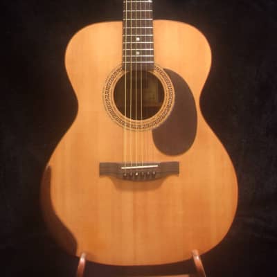 Bruce Wei Solid Indian Rosewood OM Acoustic Guitar, Mop TIGER Inlay, Bag G-4276 for sale