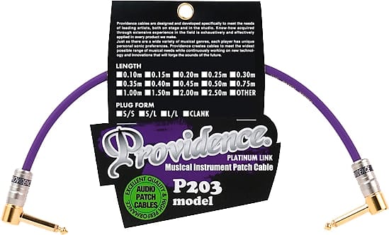 P203 Platinium Patch 1 M L/L | Reverb