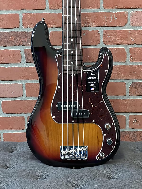 Fender American Professional II Precision Bass V Guitar - 3TSB image 1