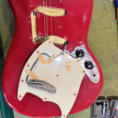 1964 Fender Musicmaster II Dakota Red image 11