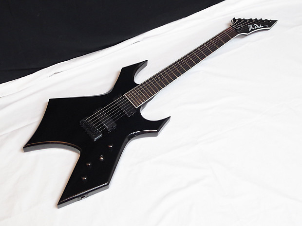 B.C. Rich Warlock Lucky 7 7-STRING electric Guitar Black NEW | Reverb