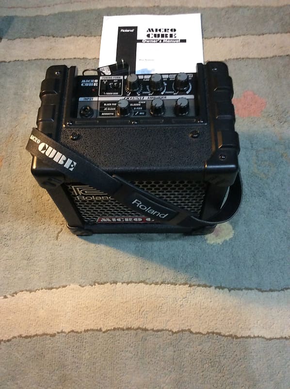 Roland Micro Cube Guitar Amp With Power Supply | Reverb