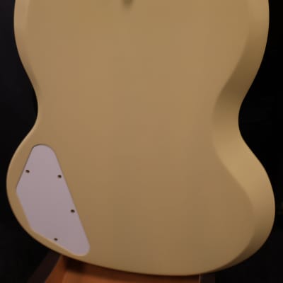 Gibson 60th Anniversary 1961 SG Les Paul Custom Polaris White Sideways Vibrola (USED) image 5