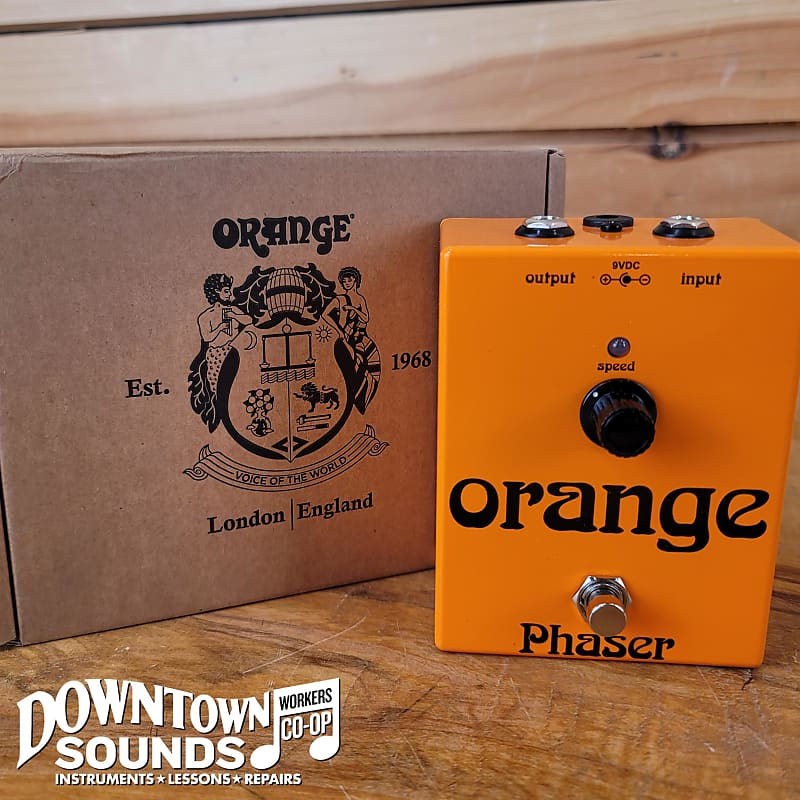 Orange Phaser Pedal | Reverb