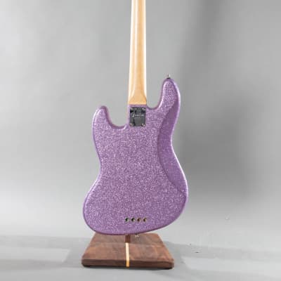 2017 Fender Limited Edition Adam Clayton Jazz Bass Purple Sparkle image 5