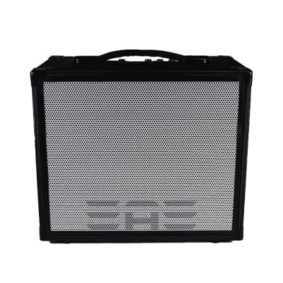 Elite Acoustics EAE  A6-55 100 W 6 Chan Acoustic Amplifier with LFP Battery/Bluetooth Black Carbon Fiber image 7