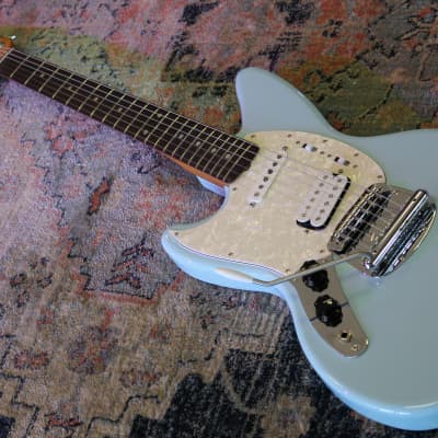 Fender Kurt Cobain Jag-Stang Sonic Blue "Lefty"  W/ Gig-Bag image 1