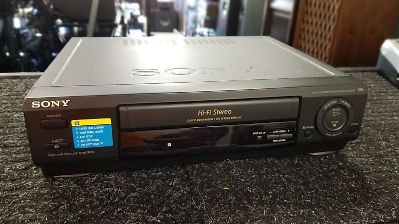 Sony SLV-678HF Black 4 Head Hi-Fi Stereo VCR store Video Cassette VHS Recorder