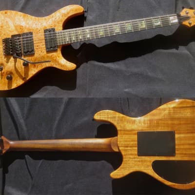 Carvin CT624 California Carved Top 24 Fret Burled Maple Top Koa Body image 10