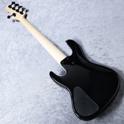 Kikuchi Guitars Custom 5st J Bass Natural with Black Filler