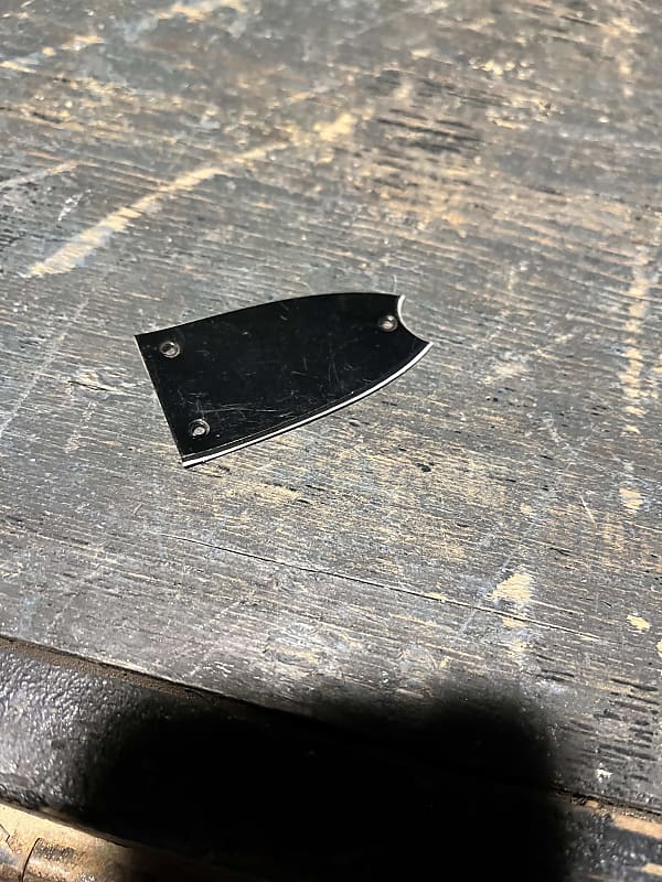 Epiphone truss rod cover 2000's - blk | Reverb