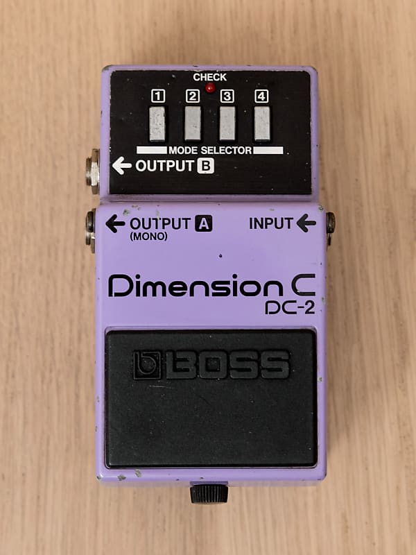 1986 Boss DC-2 Dimension C Chorus Effects Pedal, Blue Label Japan image 1