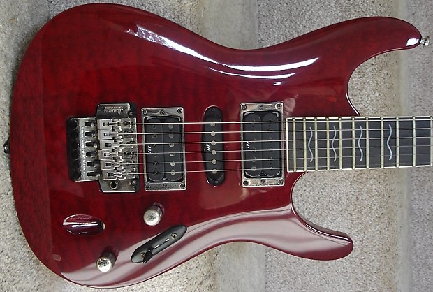 Ibanez S470QS Quilted Red | Reverb
