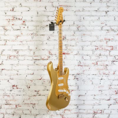 USED Fender - Custom Shop Limited Edition - '55 Bone Tone - Stratocaster Electric Guitar - Aged HLE Gold - w/ Hardshell Case - x0346 image 4