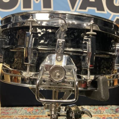 Ludwig - 1989 14x5" Black Beauty Hammered Brass Super-Sensitive, Snare Drum image 9