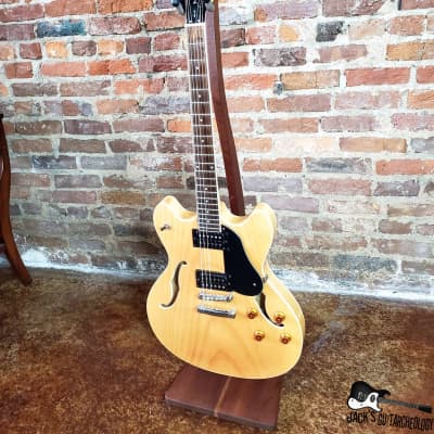 Washburn HB-30 Hollowbody Electric Guitar w/ OHSC (2000s, Natural Maple) image 7