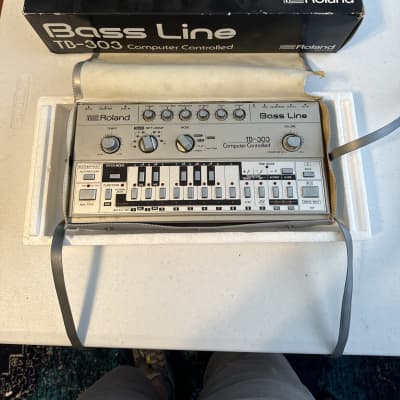 Roland TB-303 Bassline Synthesizer Module 1981 - 1984 - Silver