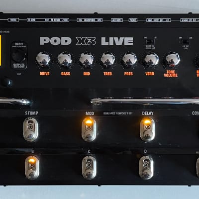 Line 6 POD X3 Live Multi-Effect and Amp Modeler | Reverb Canada