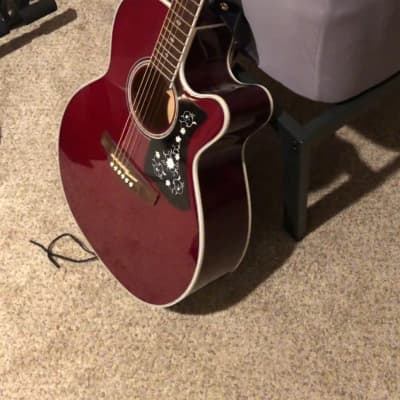 Takamine GN75CE WR G70 Series NEX Cutaway Acoustic/Electric Guitar Wine Red image 3