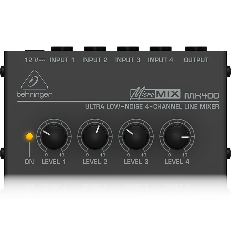 Behringer MICROMIX MX400 Ultra Low-Noise 4-Channel Line Mixer image 1