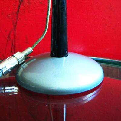Vintage RARE 1940's Electro-Voice Model 75 carbon Microphone w period Astatic E6G desk stand image 4