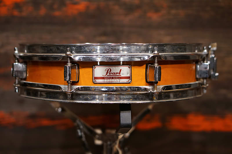 Pearl 3x13 Maple Piccolo Snare Drum - 1990s - Liquid Amber