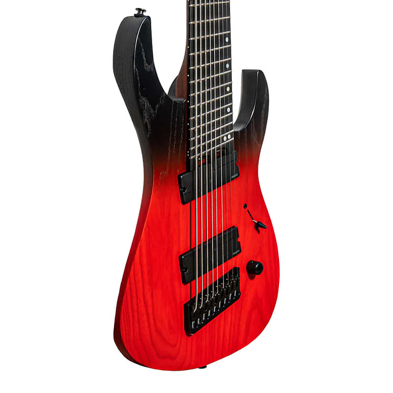Legator Ninja N9 Multi-Scale 9-String Guitar, Ebony