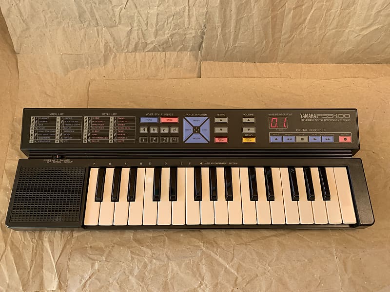 YAMAHA PSS-100 ポータサウンド デジタル録音キーボード テクノ Yamaha PSS-100 Review & Output Mod - YouTube